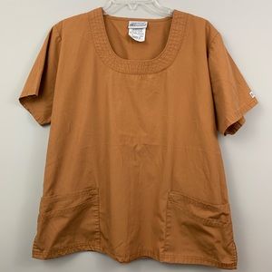 Uniform Advantage scrub top- honey